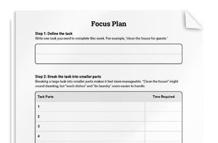 ADHD Focus Plan