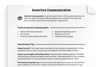Assertive Communication