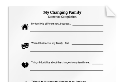 My Changing Family: Sentence Completion