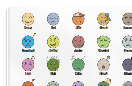 Printable Emotion Faces